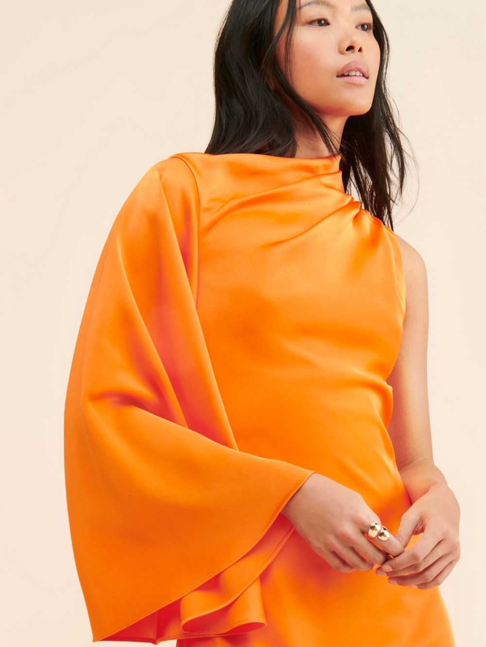 HALSTON Keiana Gown In Satin - Picture 4 of 16